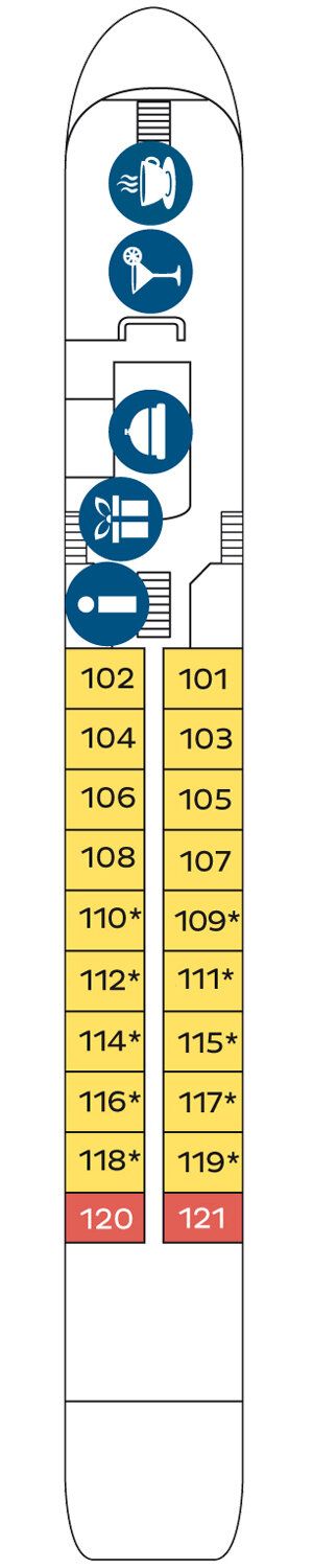 MS KATHARINA VON BORA - Nicko Cruises - Deck 2 (Oberdeck)