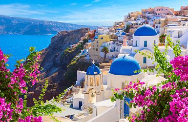 Griechische Inseln und Italien: Santorin, Athen und Florenz