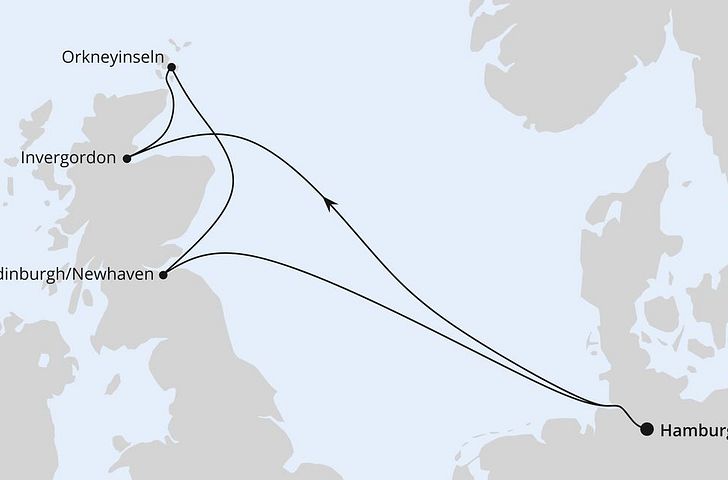 Impression zu Ostern 2026 - AIDAbella - Großbritannien