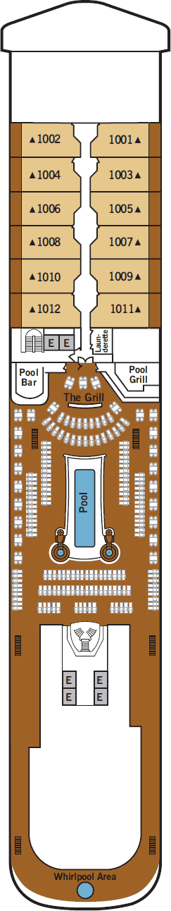 Silver Moon - Silversea - Deck 10 (Deck 10)