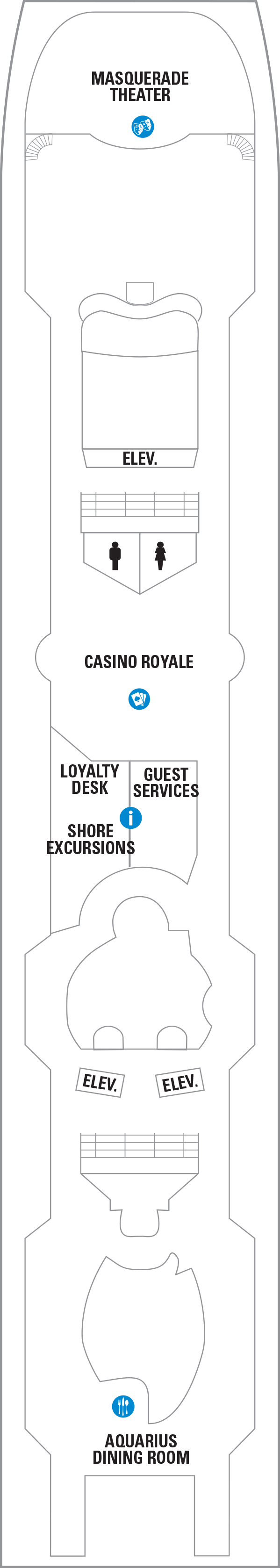Vision of the Seas - Royal Caribbean International - Deck 5