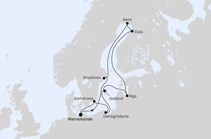 Impressionn zu AIDA PREMIUM All Inclusive Sommer 2025 - AIDAmar - Schärengärten der Ostsee