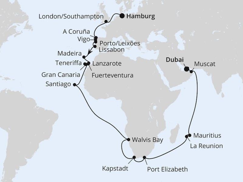  Weltenbummler Kanaren,  Südafrika & Mauritius 2