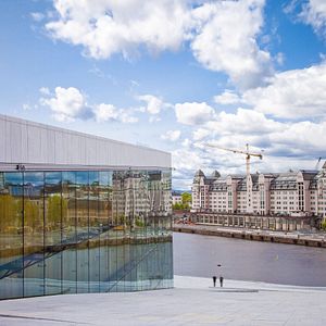 Oslo Rathaus Hafen Norwegen