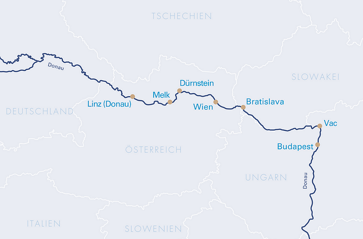 Impression zu Sommer 2026 - MS VIVA MOMENTS - Donau ab Wien