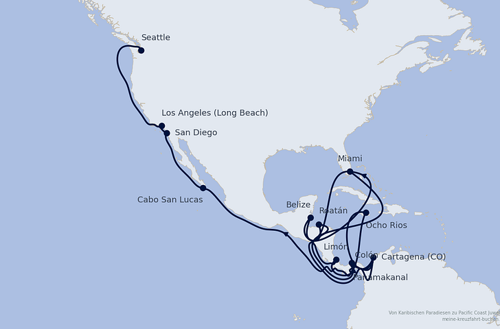 Impression zu Winter 2026/27 - MSC POESIA - Von karibischen Paradiesen zu Pacific Coast Juwelen