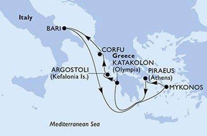 Impression zu Sommer 2027 - MSC Orchestra - Odyssee der Ionischen Inseln