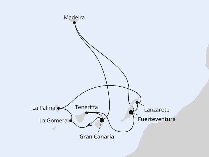 Große Kanaren-Rundreise & Madeira