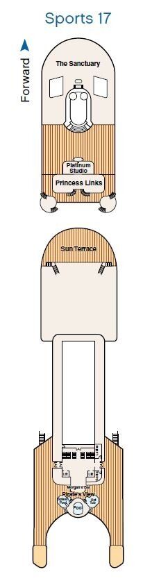 Caribbean Princess - Princess Cruises - Deck 17 (Sports)