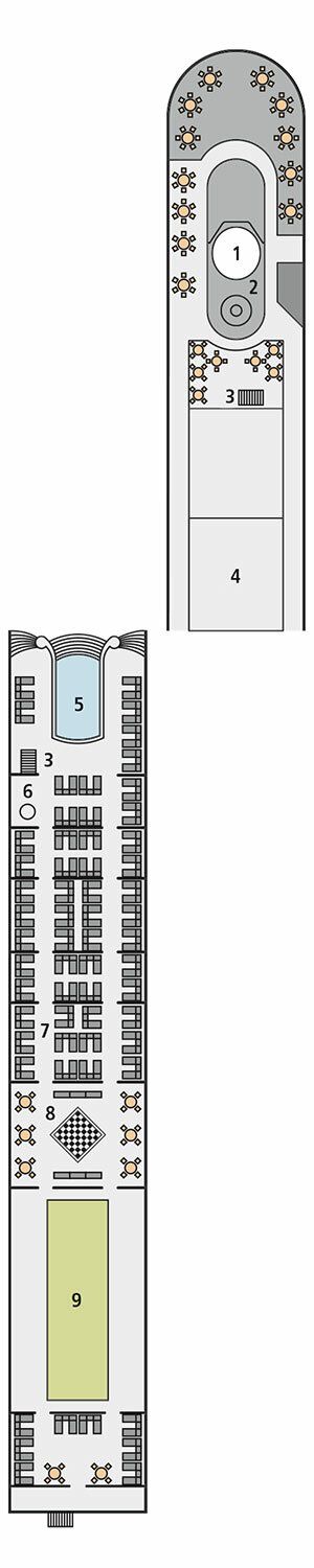 A-ROSA FLORA - A-ROSA - Deck 4 (Deck 4 Sonnendeck)