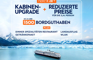 holland america line upgrade