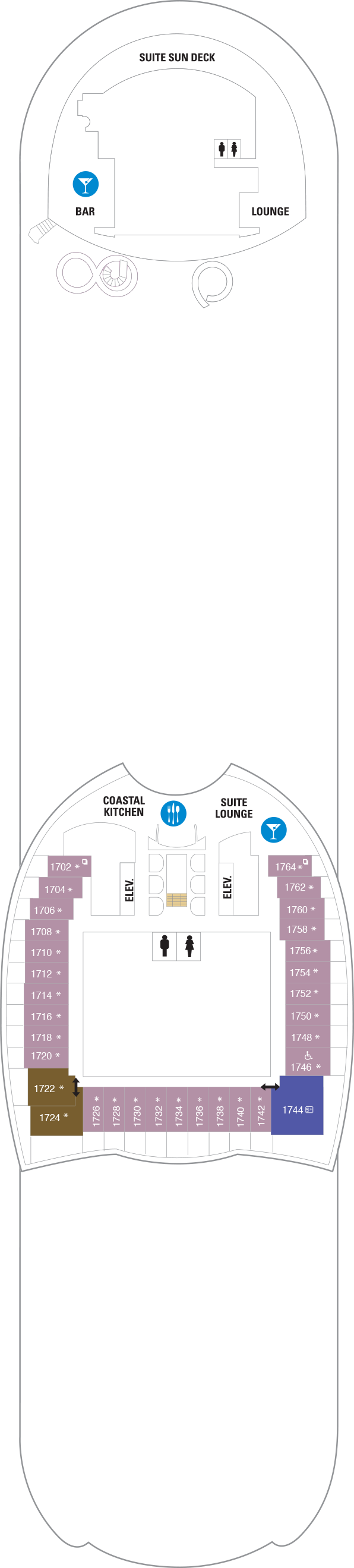 Harmony of the Seas - Royal Caribbean International - Deck 17