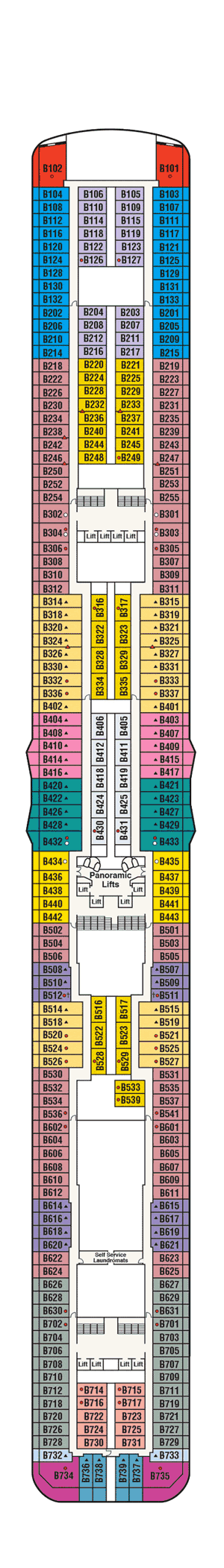 Enchanted Princess - Princess Cruises - Deck 11 (Baja)