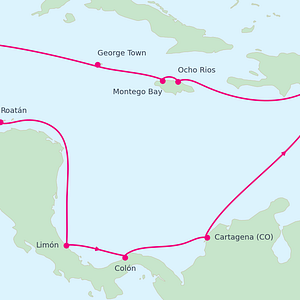 Mein Schiff 1 vor Tortola