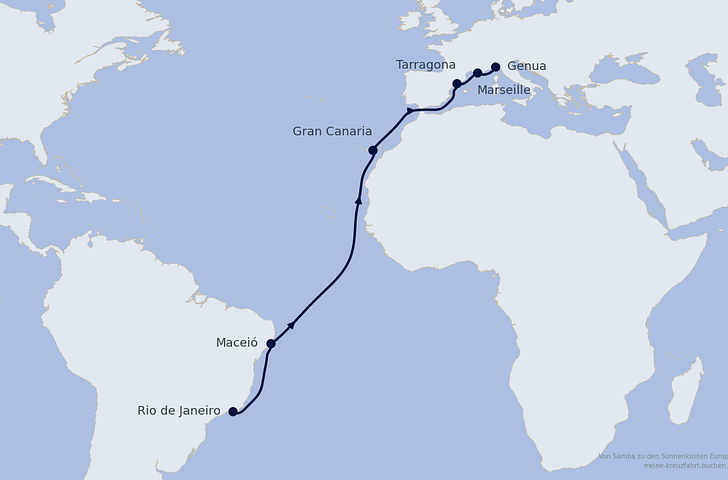 Impression zu MSC Musica - Von Samba zu den Sonnenküsten Europas