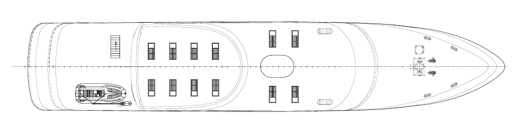 Motoryacht KATARINA Deckplan