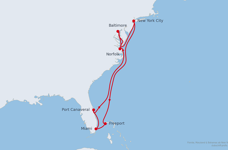 Impression zu Sommer 2027 - AIDAluna - Florida, Maryland & Bahamas