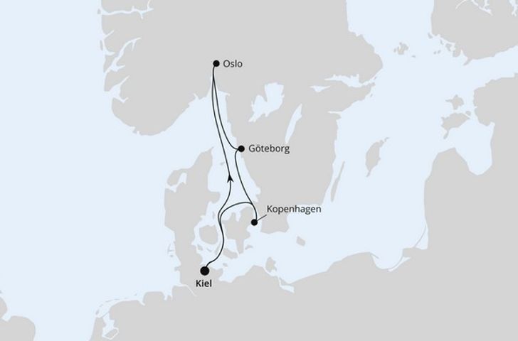 Impressionn zu Neue AIDAprima Winterreisen - Kurzreise skandinavische Weihnachtsmärkte