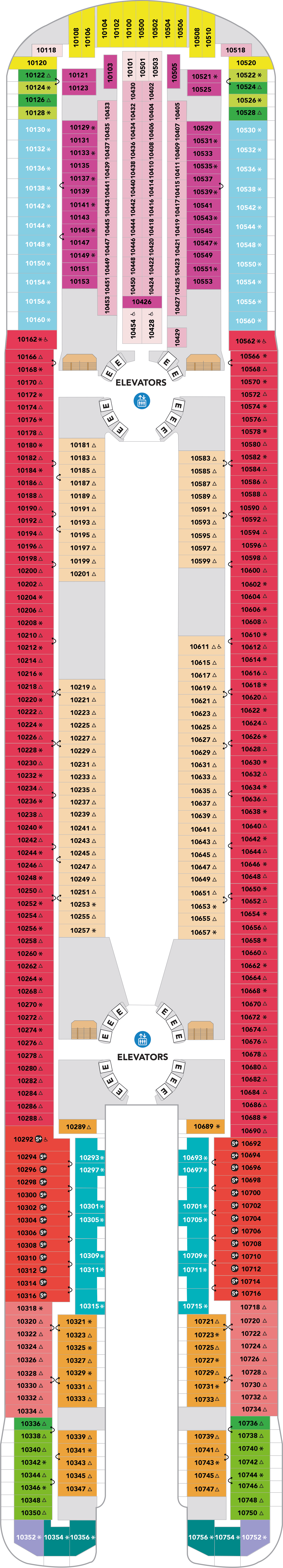Icon of the Seas - Royal Caribbean International - Deck 10 (Deck 10)