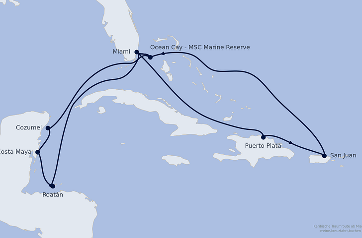 Impression zu MSC Yacht Club Winter 2026/27 - MSC World America - Karibische Traumroute