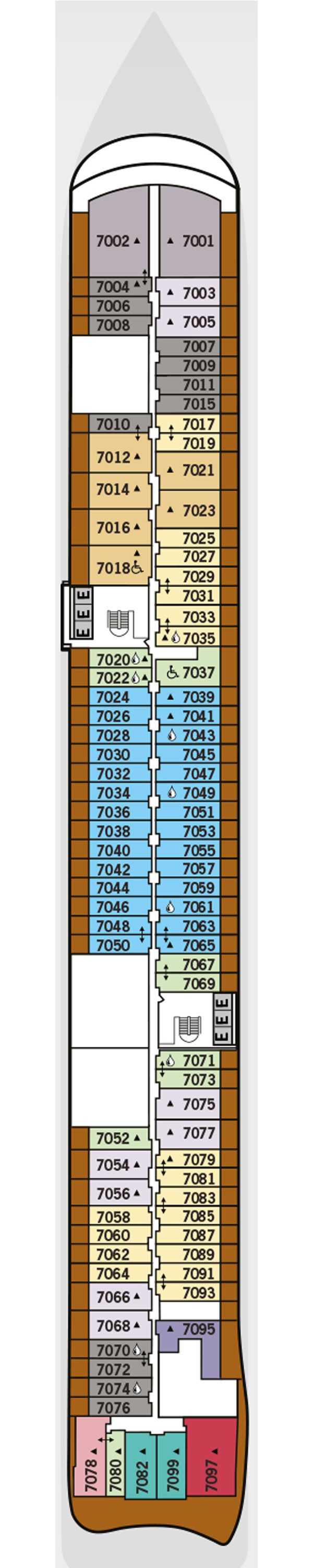 Silver Nova - Silversea - Deck 7 (Deck 7)