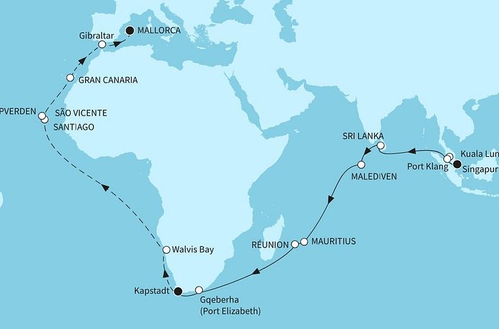 Impression zu Frühjahr 2027 - Mein Schiff 6 - Weltentdecker-Route Afrika