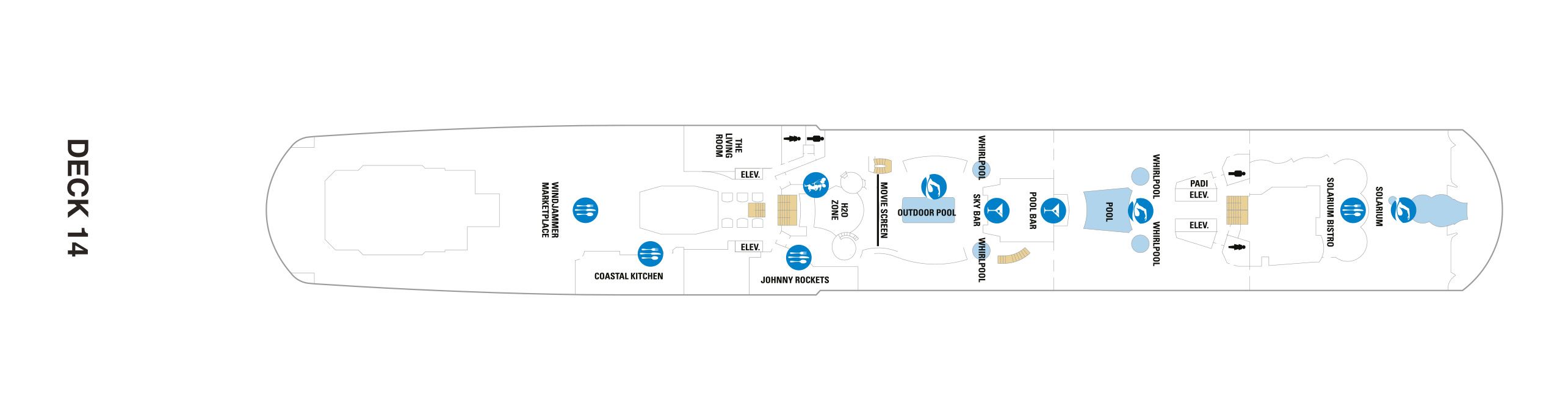 Anthem of the Seas Deck 14