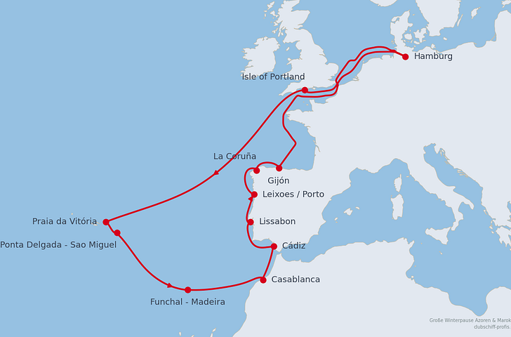 Impression zu AIDA ALL IN Winter 2026/27 - AIDAluna - Große Winterpause Azoren & Marokko