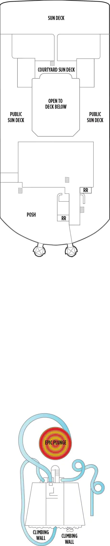 Norwegian Epic - Norwegian Cruise Line - Deck 18 (Deck 18)