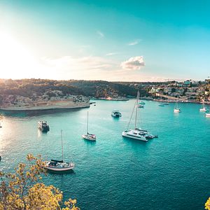 Panorama Segelschiffe Mallorca