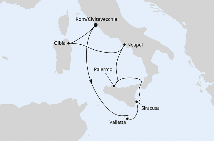 Impression zu AIDA Winter 2026/27 - Italien & Malta