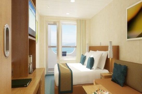 Carnival Vista - Carnival Cruise Line - Balkonkabine mit windgeschütztem Balkon (7C)