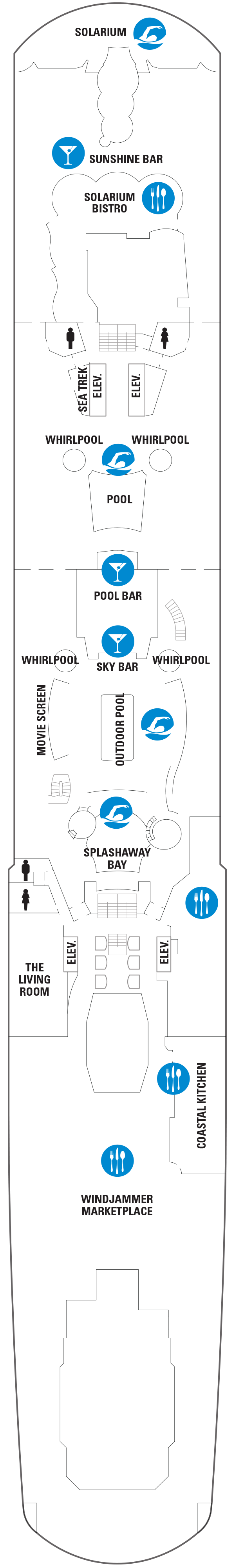Ovation of the Seas - Royal Caribbean International - Deck 14