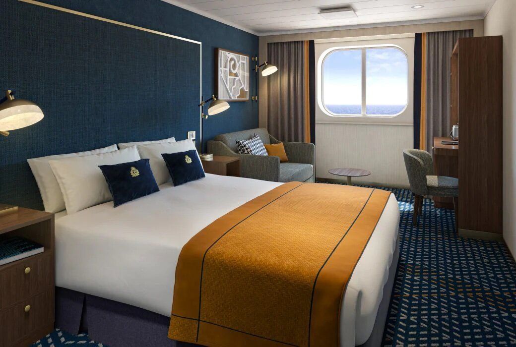 Queen Anne - Cunard Line - Deluxe Oceanview (EA)