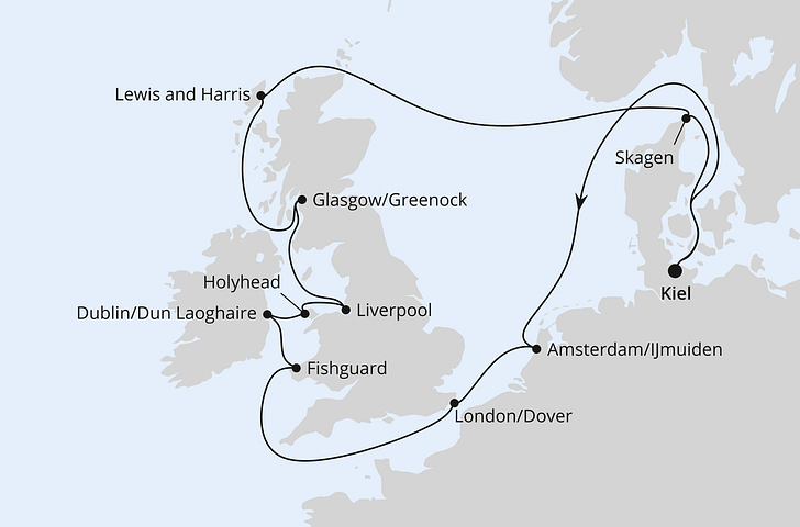 Impressionn zu AIDA Sommer Special - AIDAbella - Großbritannien & Irland