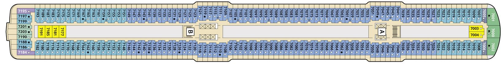 Mein Schiff 3 Mein Schiff 4 Deck 7