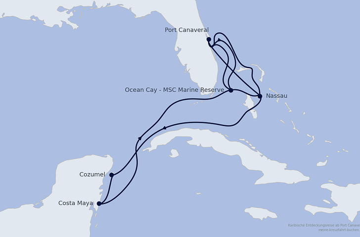Impression zu MSC Last Minute Special - MSC Seashore - Mexiko & Bahamas