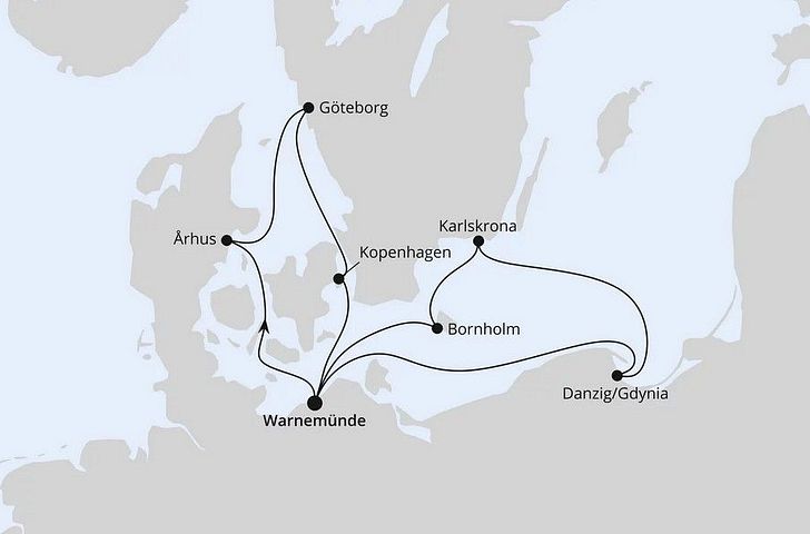 Impression zu AIDA ALL IN Sommer 2026 - AIDAdiva, AIDAluna oder AIDAmar - Schweden, Polen & Dänemark