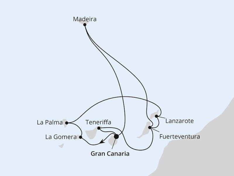 Große Kanaren-Reise mit La Gomera & Madeira