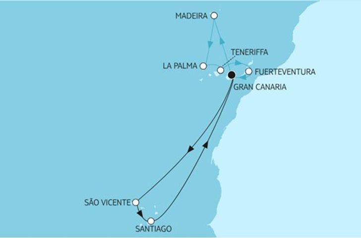 Impressionn zu Suiten Special Winter 2025/26 - Mein Schiff 7 - Kanaren mit Kapverdischen Inseln