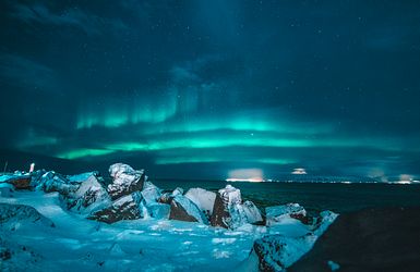 Nordlichter in Island