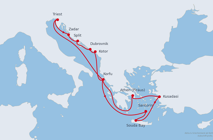 Impression zu Herbstferien 2026 - AIDAblu - Östliches Mittelmeer intensiv