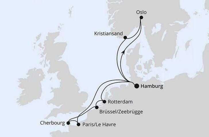 Impression zu AIDA Winter 2027/2028 - AIDAnova - Weihnachtsreise Metropolen & Südnorwegen