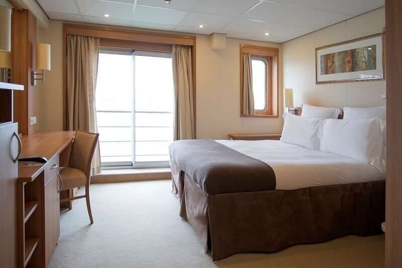DE AMSTERDAM - Ohne Reederei - 2-Bett-Suite Oberdeck