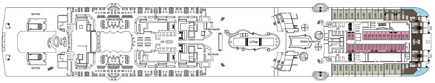 MSC World Europa - MSC Cruises - DECK 18