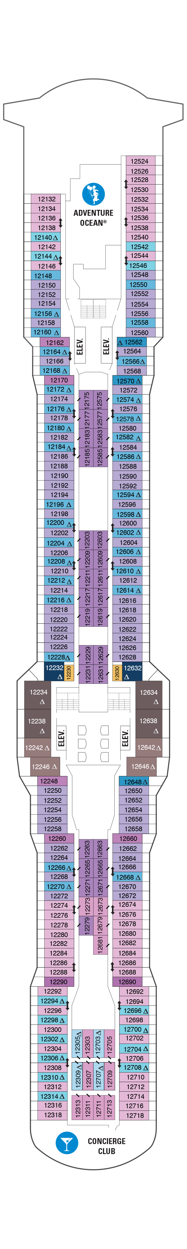 Ovation of the Seas - Royal Caribbean International - Deck 12