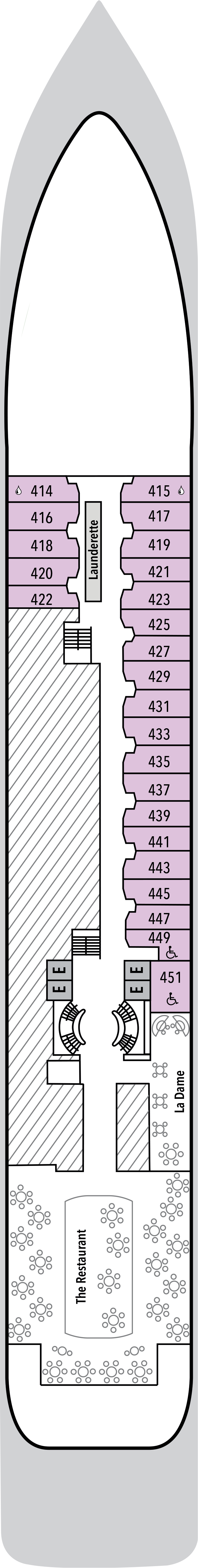Silver Cloud Expedition - Silversea - Deck 4 (Deck 4)