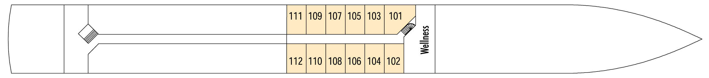 Deck 1 (Samaragd Deck)