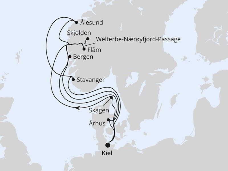 Große Norwegen-Reise ab Kiel