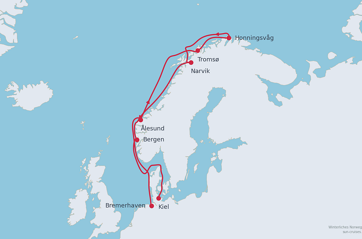 Impression zu Winter 2027/28 - Mein Schiff 2 - Winterliches Norwegen